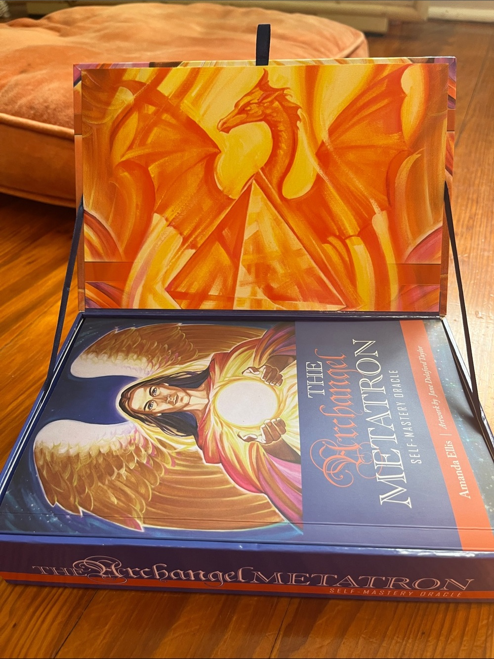 The Archangel Metatron Self-Mastery Oracle Cards - Blue/Orange - Picture 2 of 3